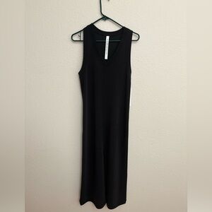 Lululemon Sleeveless Black V-Neck Maxi Dress - Size 6